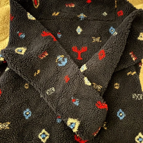 Vineyard Vines Nautical Icons Supershep Fleece Half Zip Pullover - Picture 5 of 5